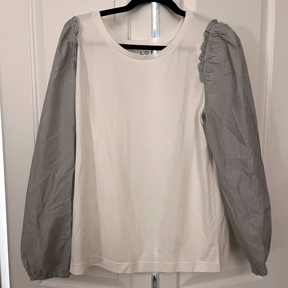New with tags LOFT long sleeved shirt.